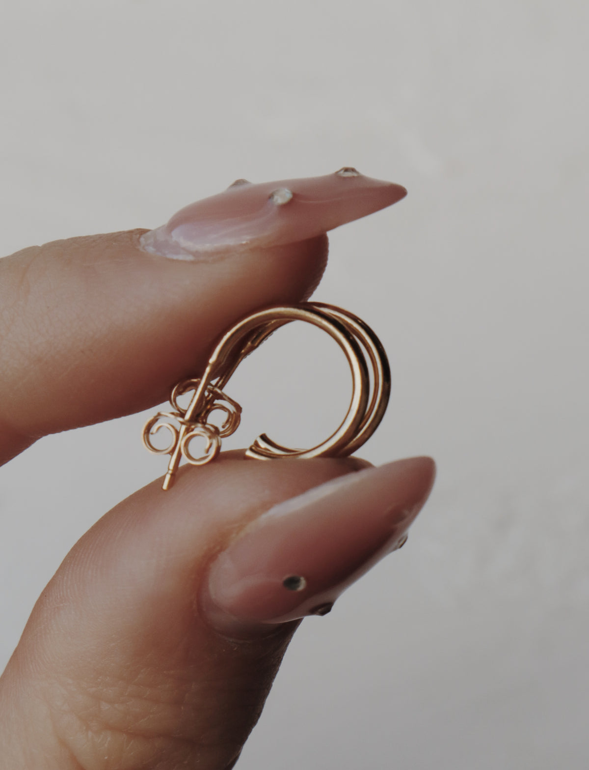 Rhys Hoop Earrings- Gold Filled
