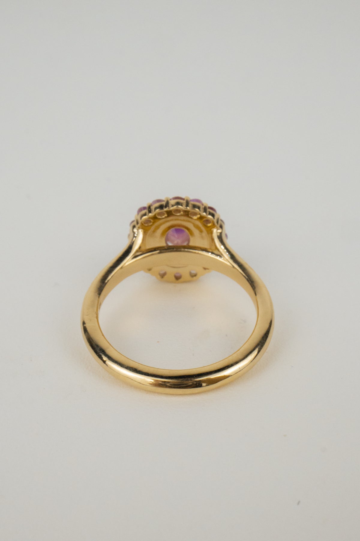 Nadine Engagement Ring- 1.35 ctw Natural Pink Sapphires