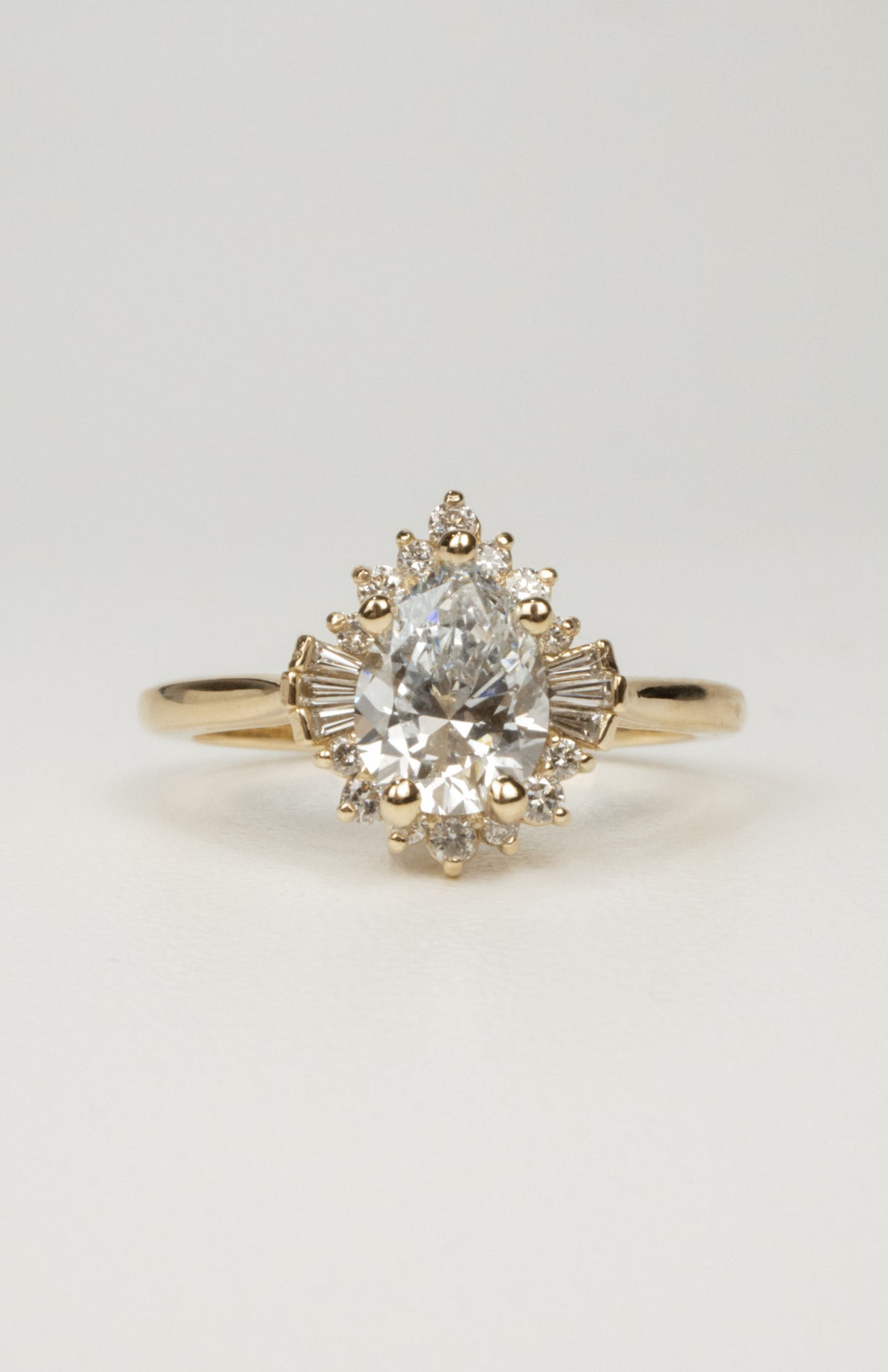 Arden Engagement Ring- 1ct Pear