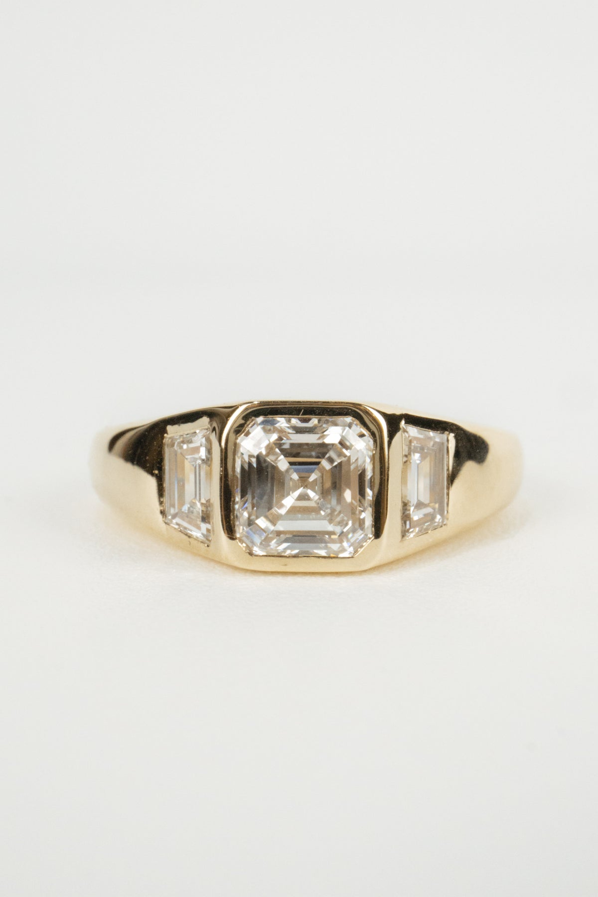 Rowan Engagement Ring- Asscher Signet 1.75ctw