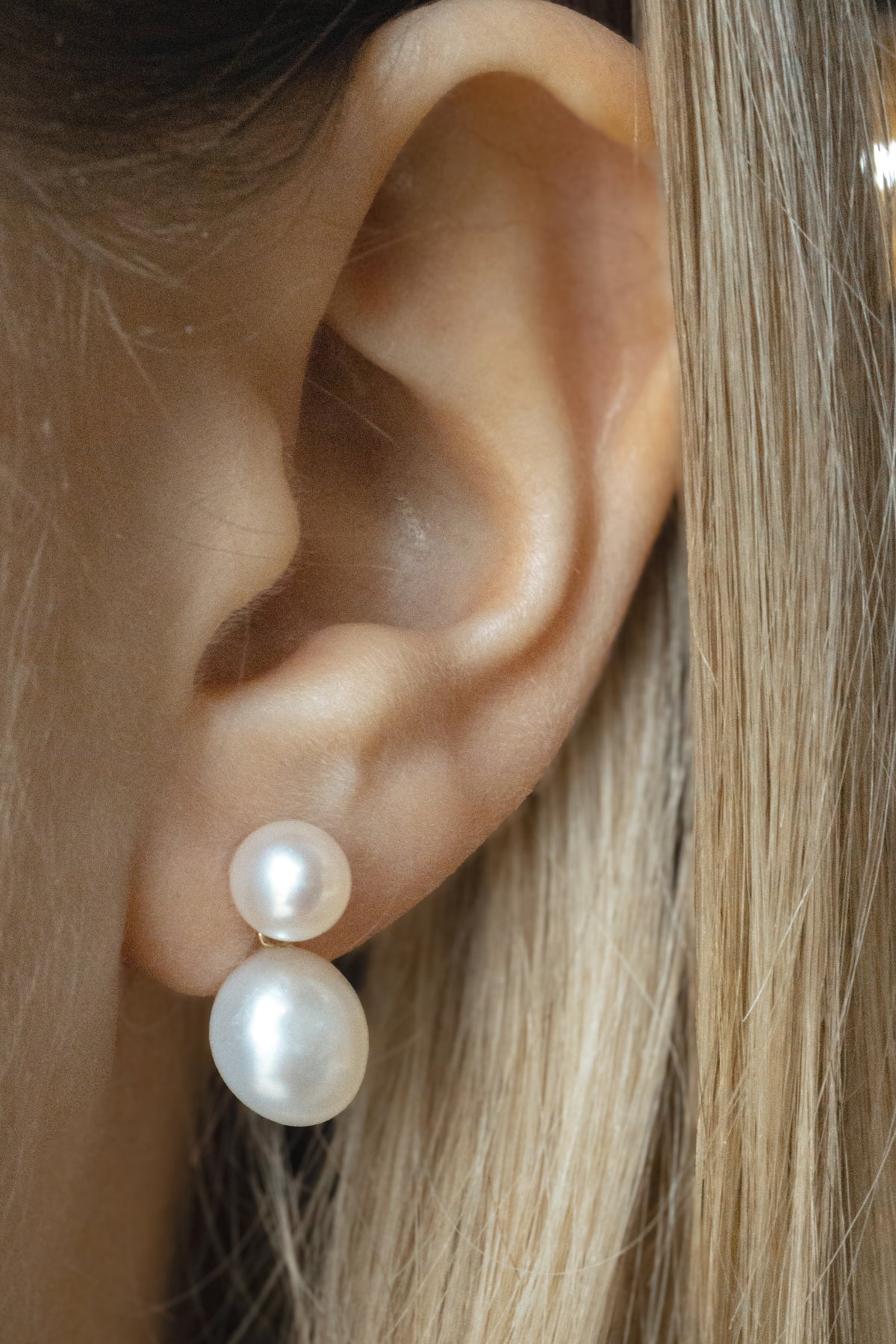 10K Brittan Pearl Earrings