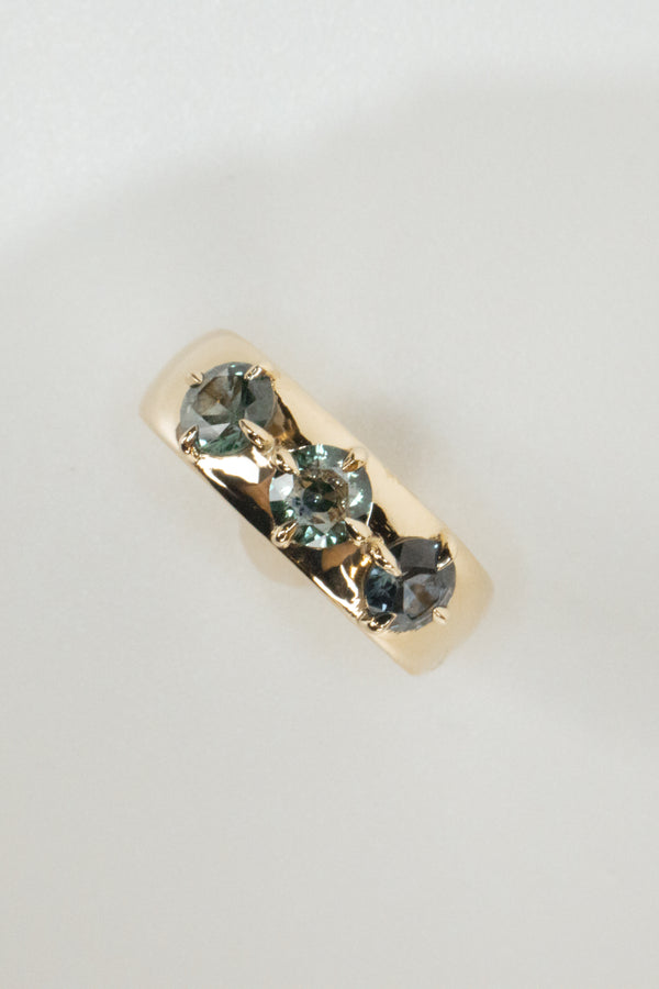 Halston Engagement Ring- 1.9ctw Natural Sapphires