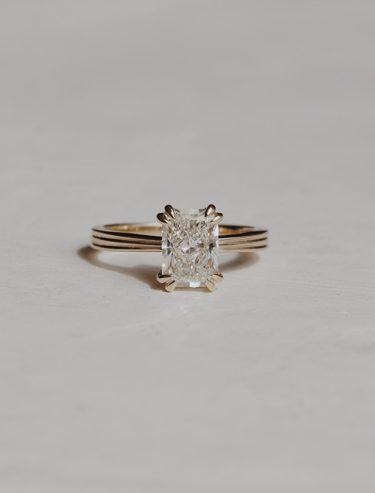 Arlie Radiant-Cut Engagement Ring