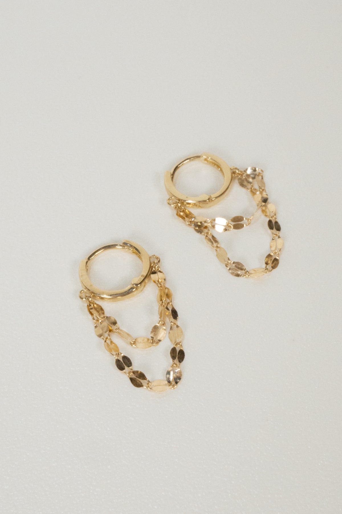 10k Rowan Huggie Hoop Earrings