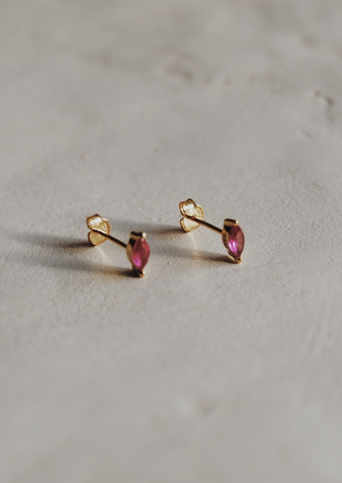 Marquise Hot Pink Earrings