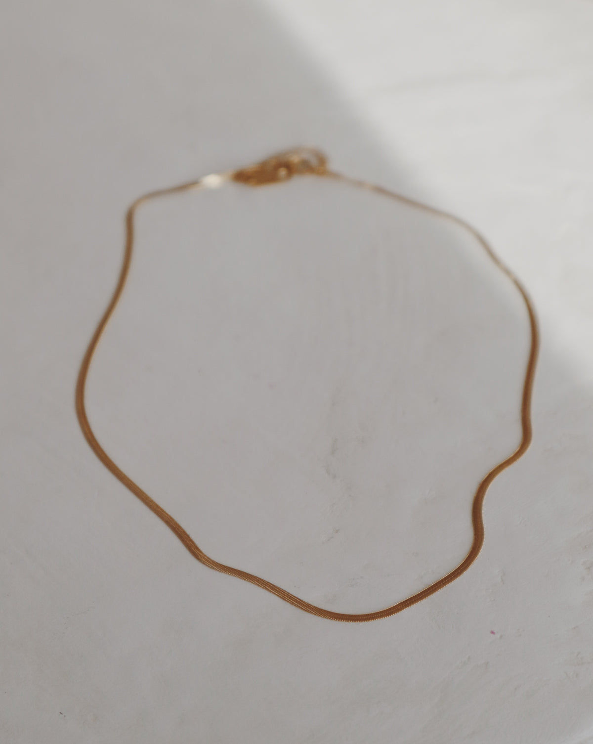 Toni Herringbone Chain Necklace