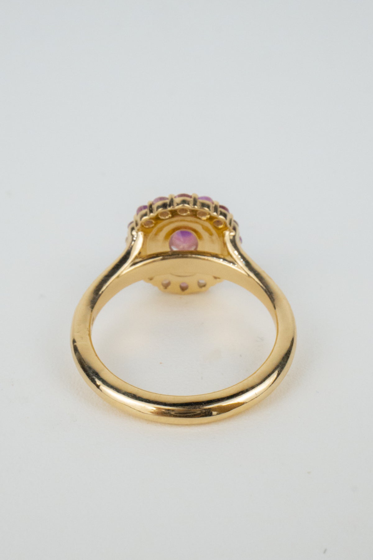 Nadine Engagement Ring- 1.35 ctw Natural Pink Sapphires
