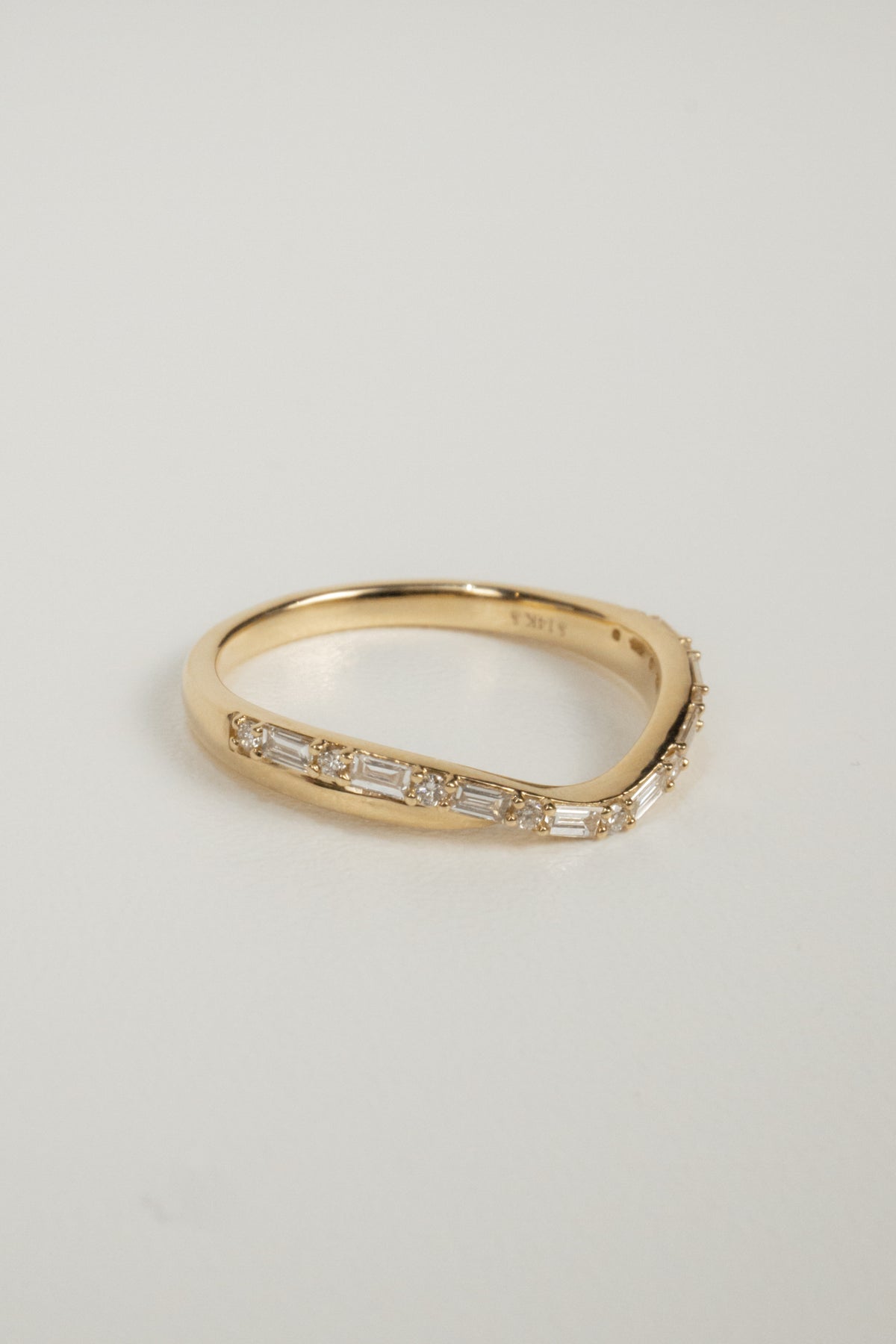 Everette Wedding Band - Yellow Gold