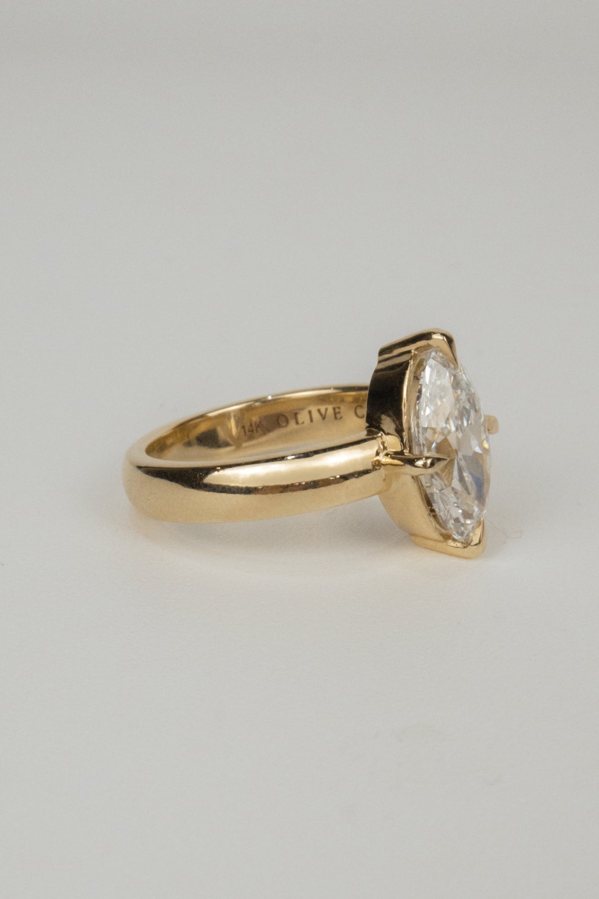 Rysen Engagement Ring- 2.7ct Moval