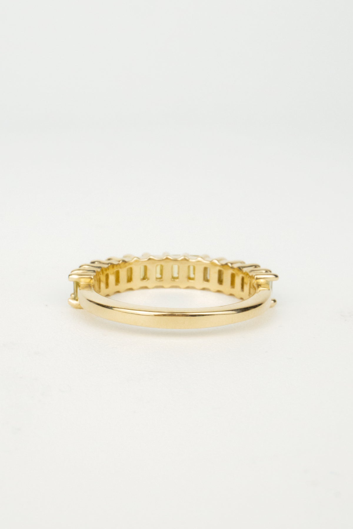 Millie Wedding Band- Yellow Diamonds