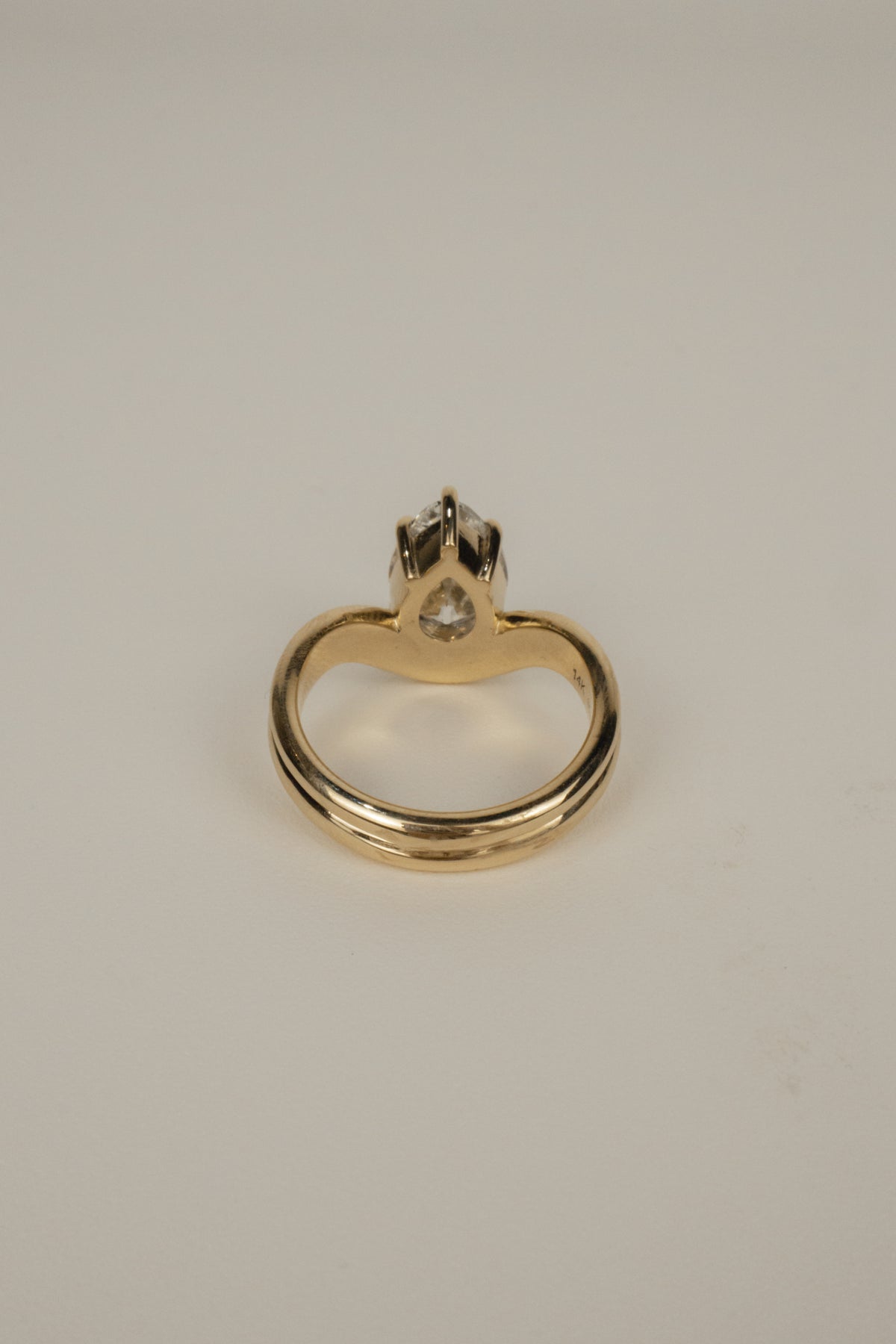 Tyler Engagement Ring- 2.5ct Antique Pear