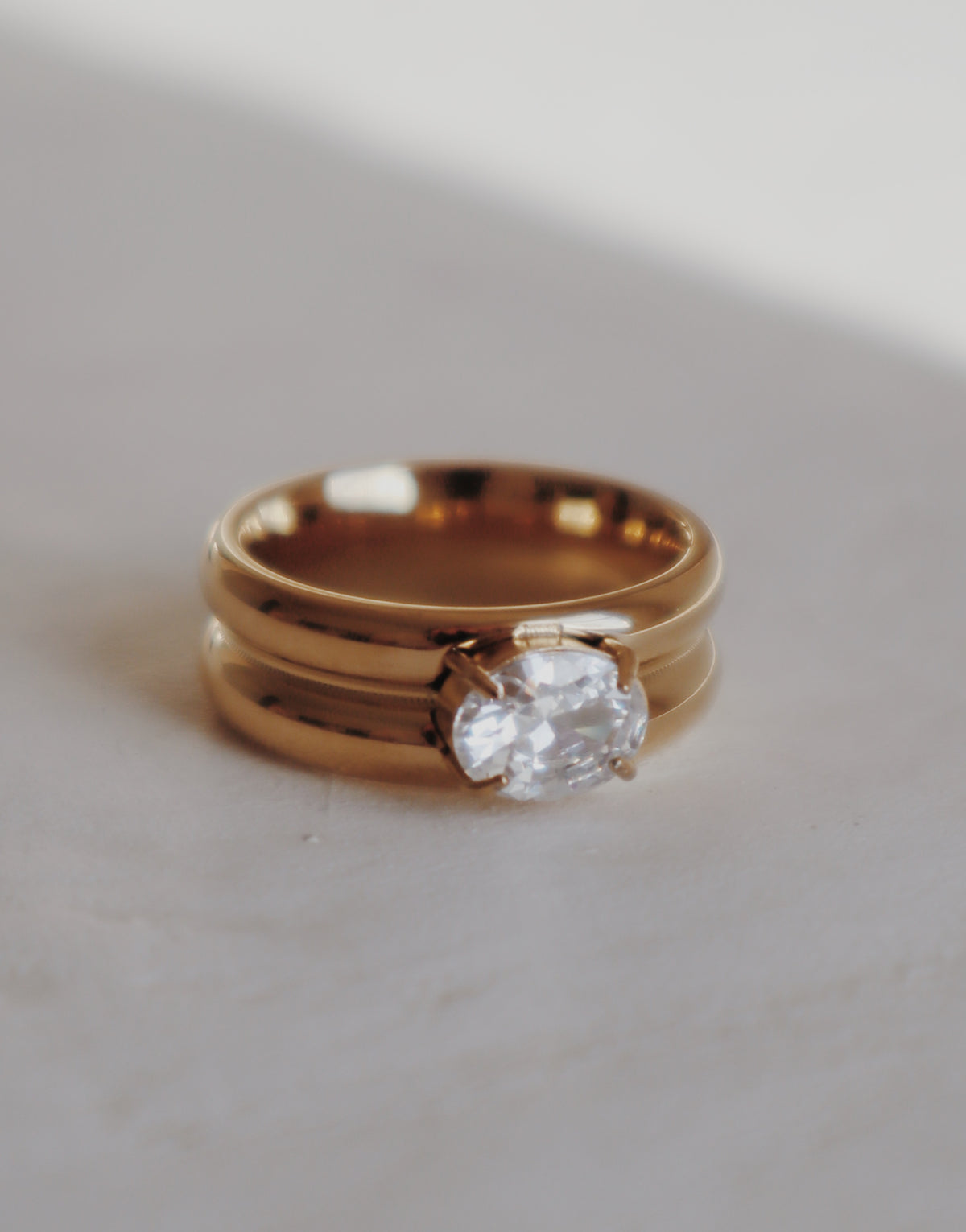 Freja Chunky Oval Ring