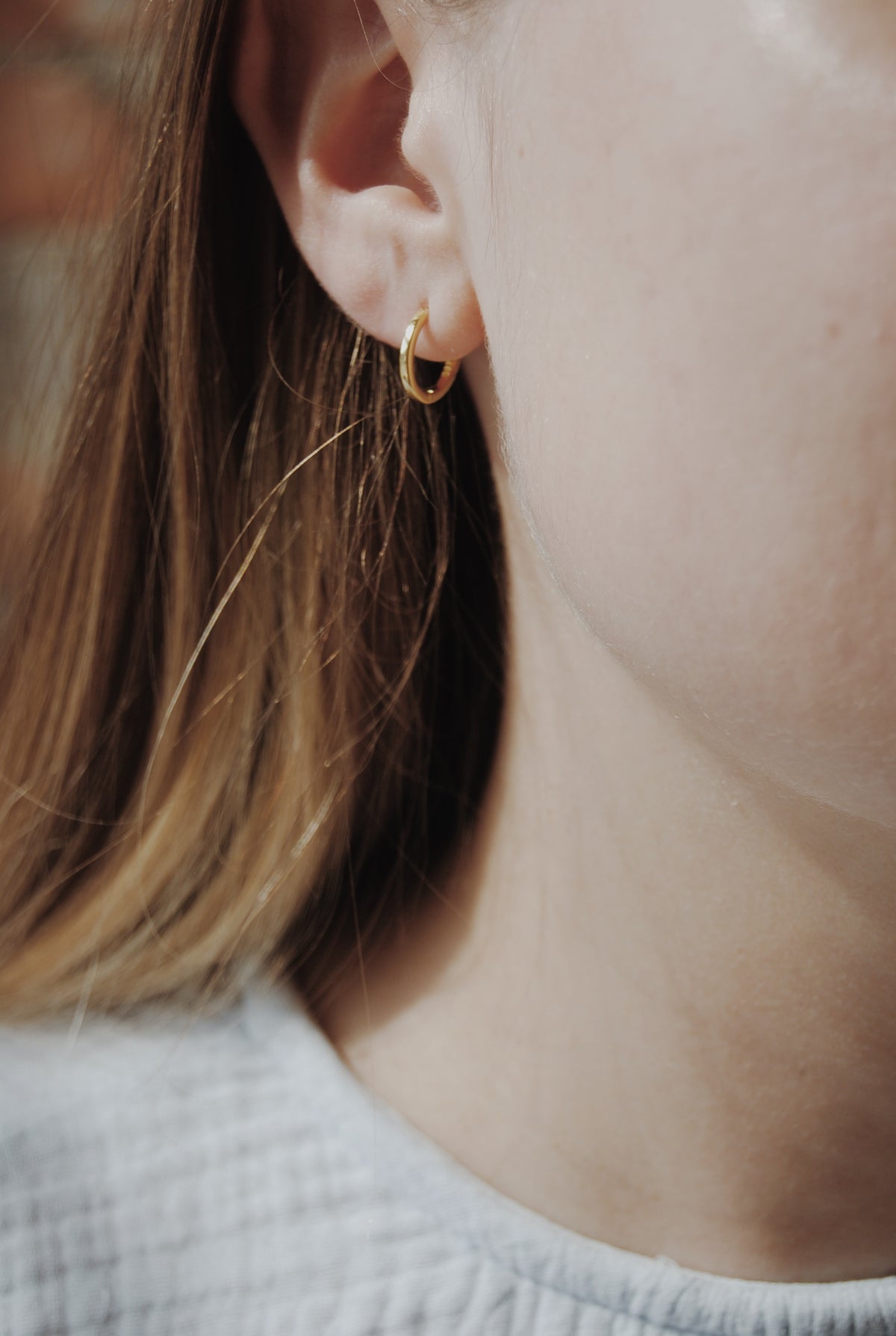 Simple Huggie Hoop Earrings