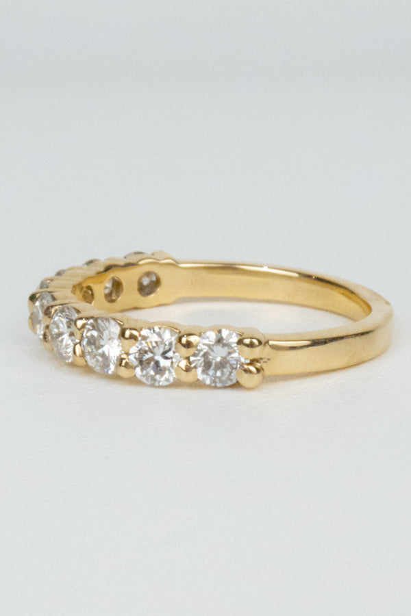 Quin Wedding Band- 3mm Stones