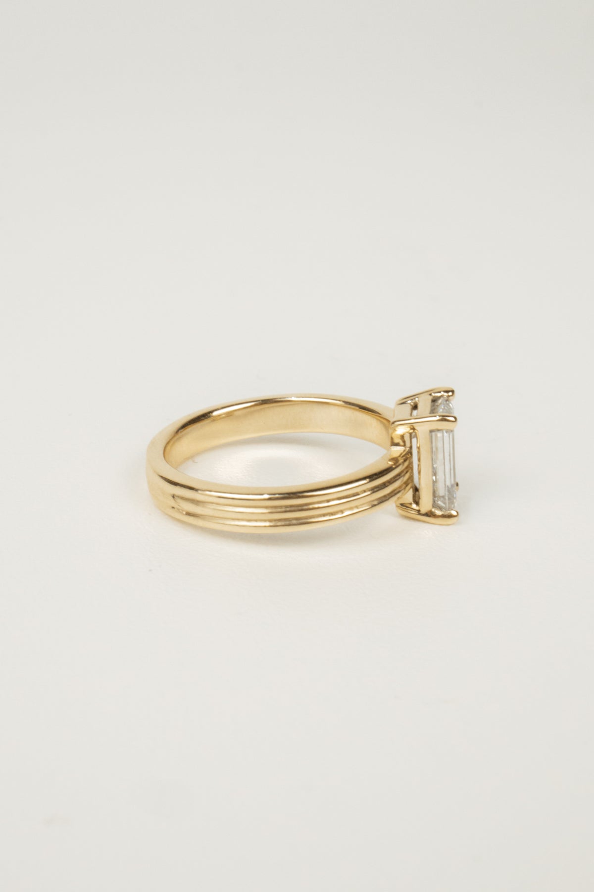 Scottie Engagement Ring- 1.5ct Emerald Cut
