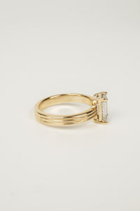 Scottie Engagement Ring- 1.5ct Emerald Cut