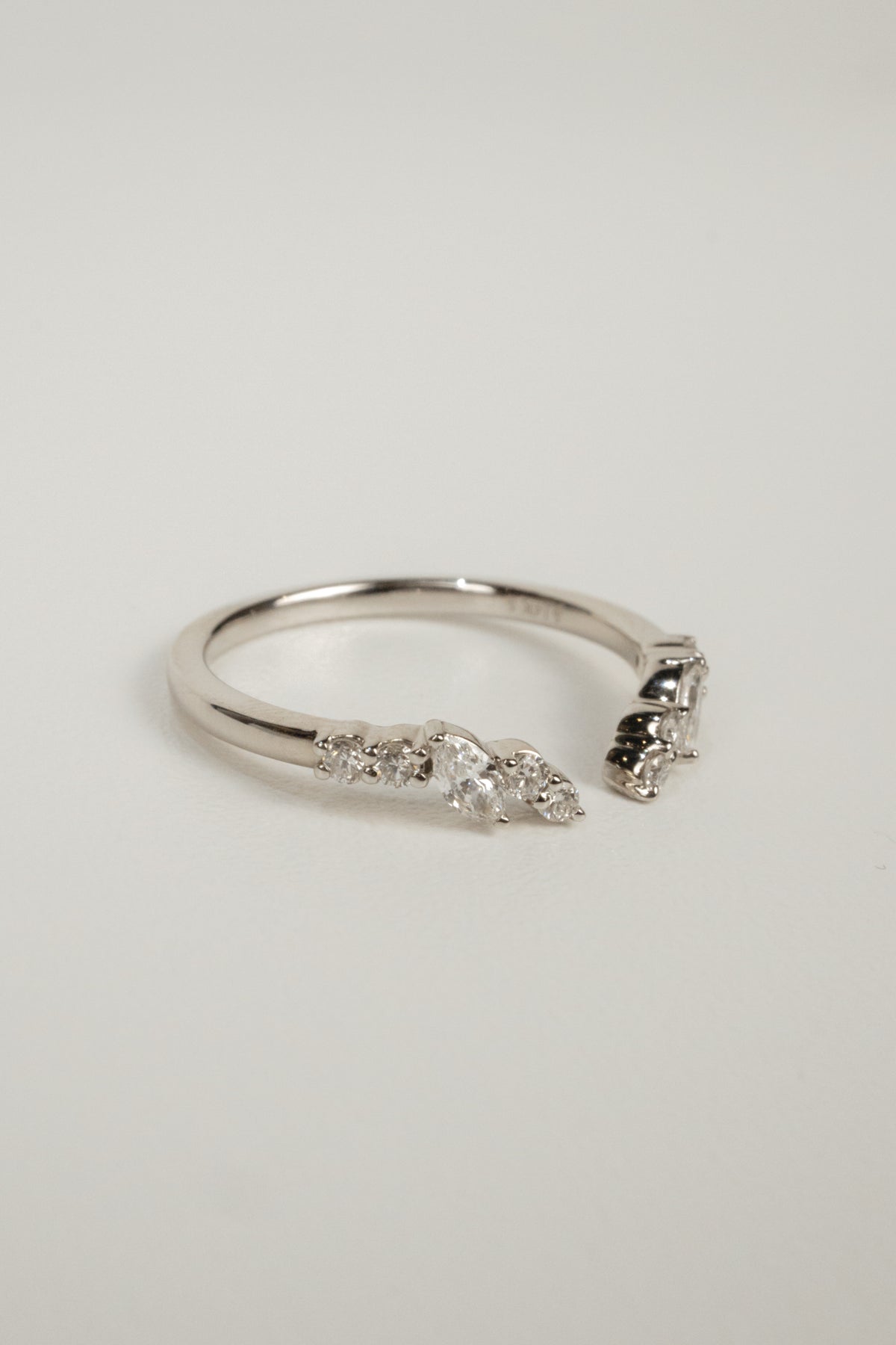 Primrose Wedding Band - White Gold