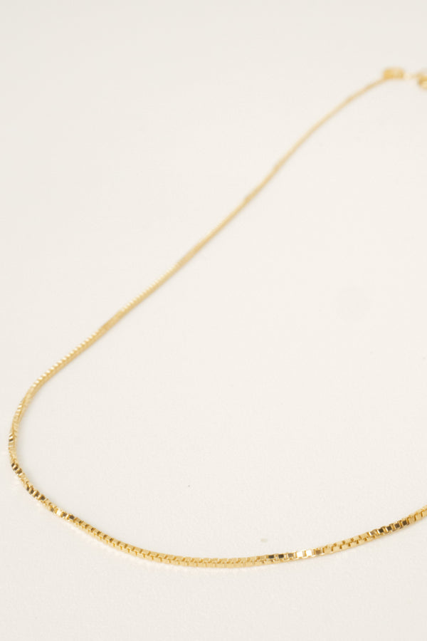 10K Marlow Box Chain Necklace
