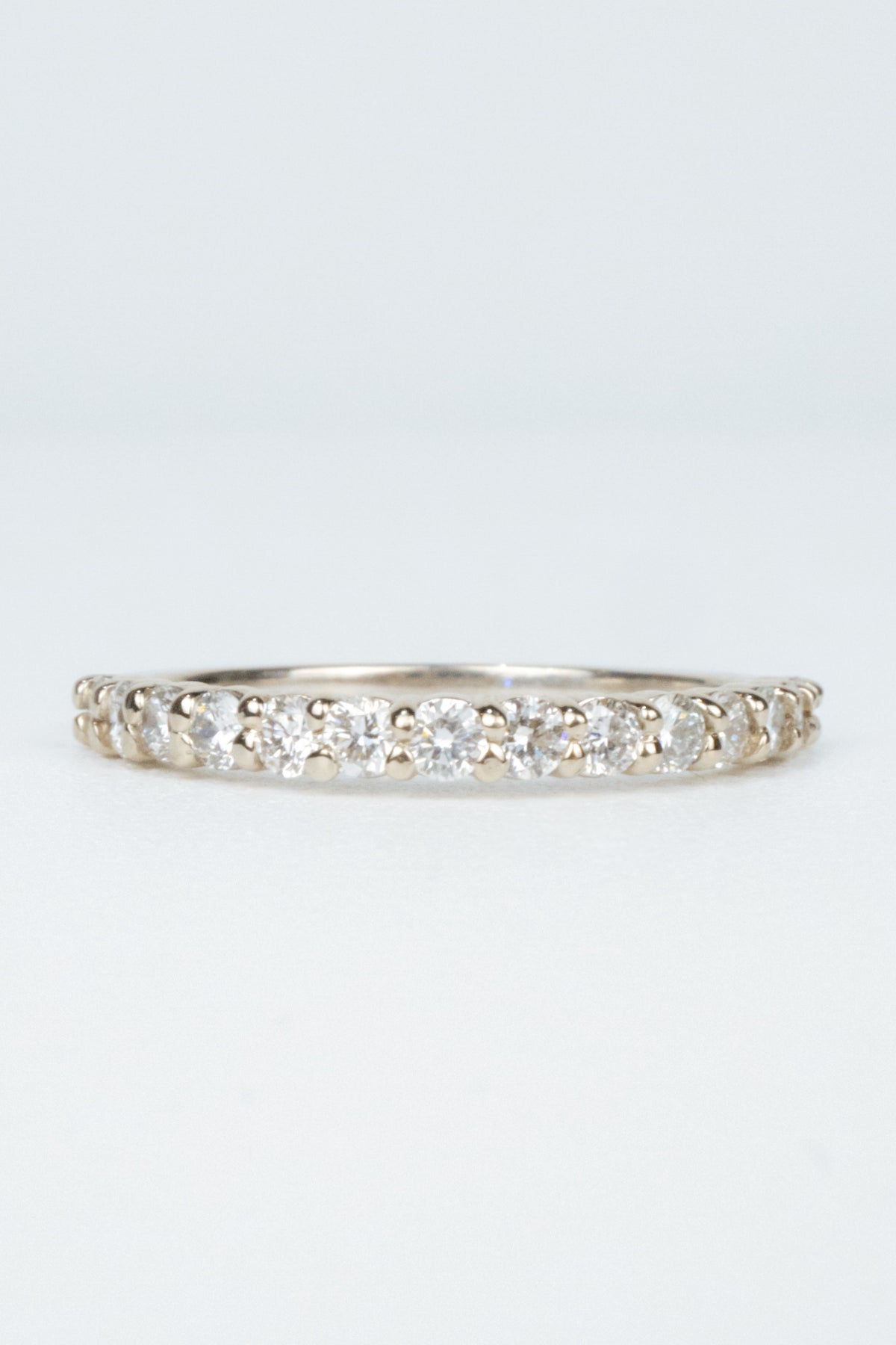 Quin Wedding Band- 1.5mm stones
