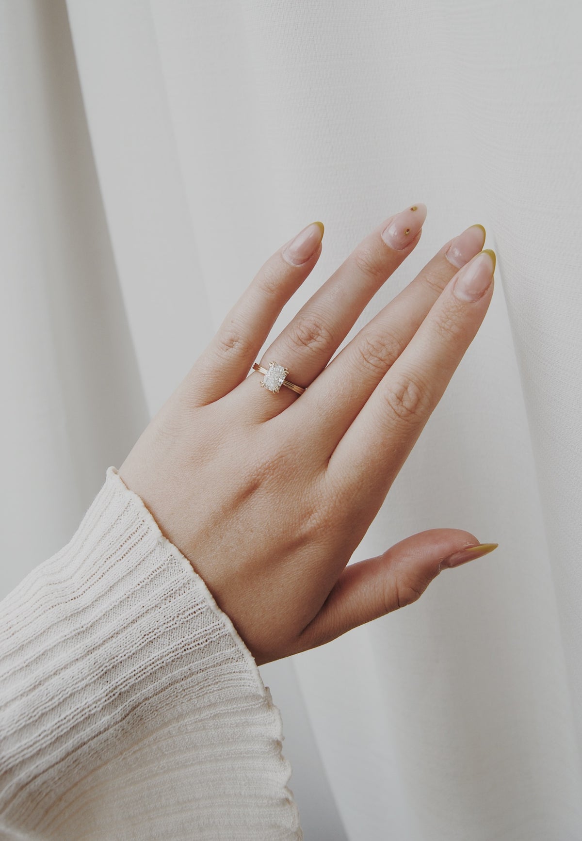 Arlie Radiant-Cut Engagement Ring