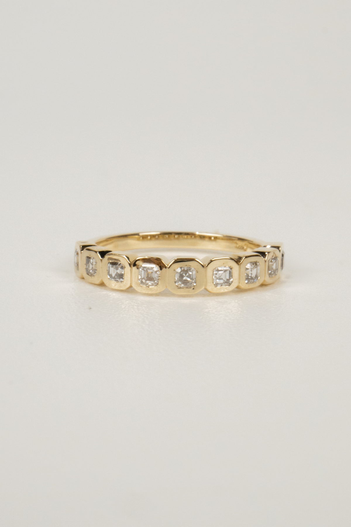 Palmer Wedding Band- Asscher Diamonds