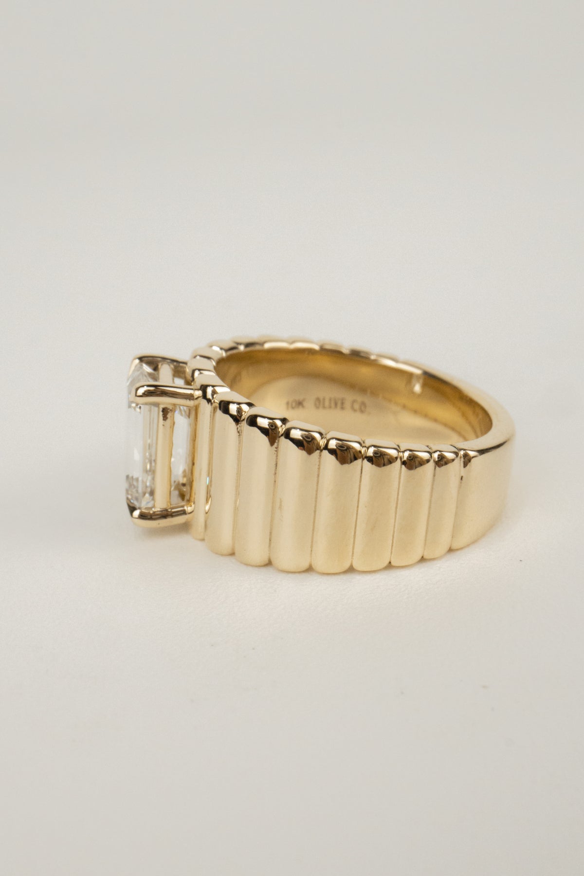 Elizabeth Engagement Ring- 2ct Emerald-Cut
