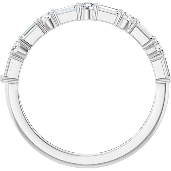 Haven Wedding Band - White Gold