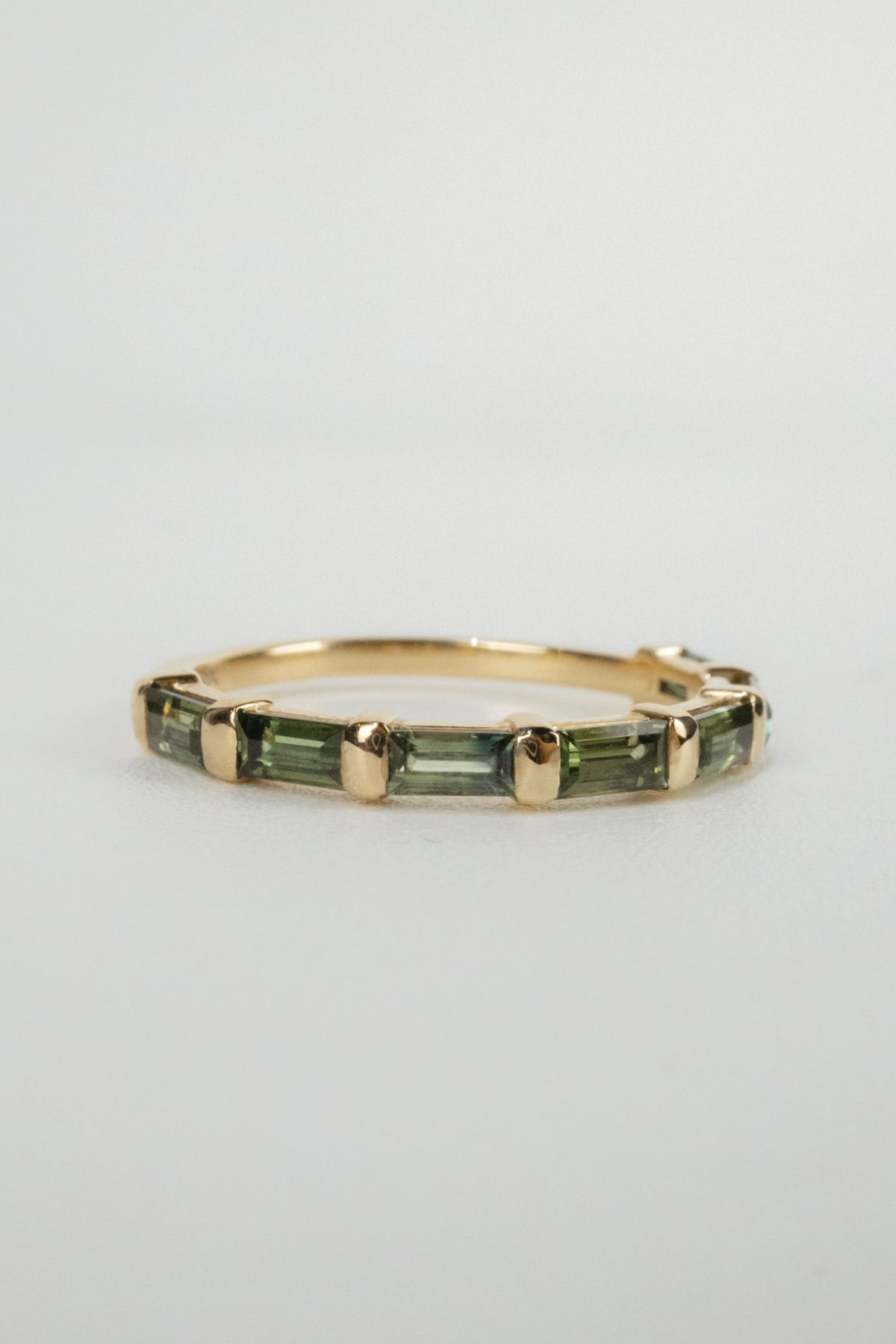 Ellie Wedding Band- Natural Sapphires