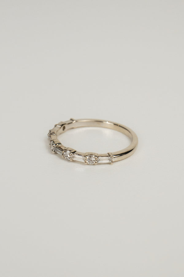 Haven Wedding Band - White Gold
