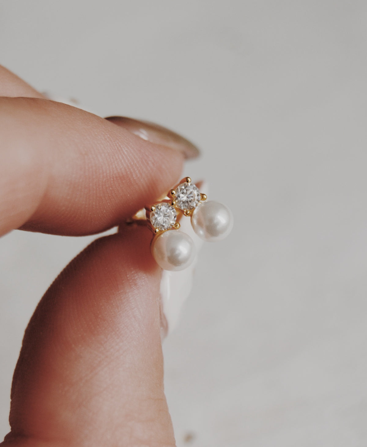 Precious Pearl Stud Earrings