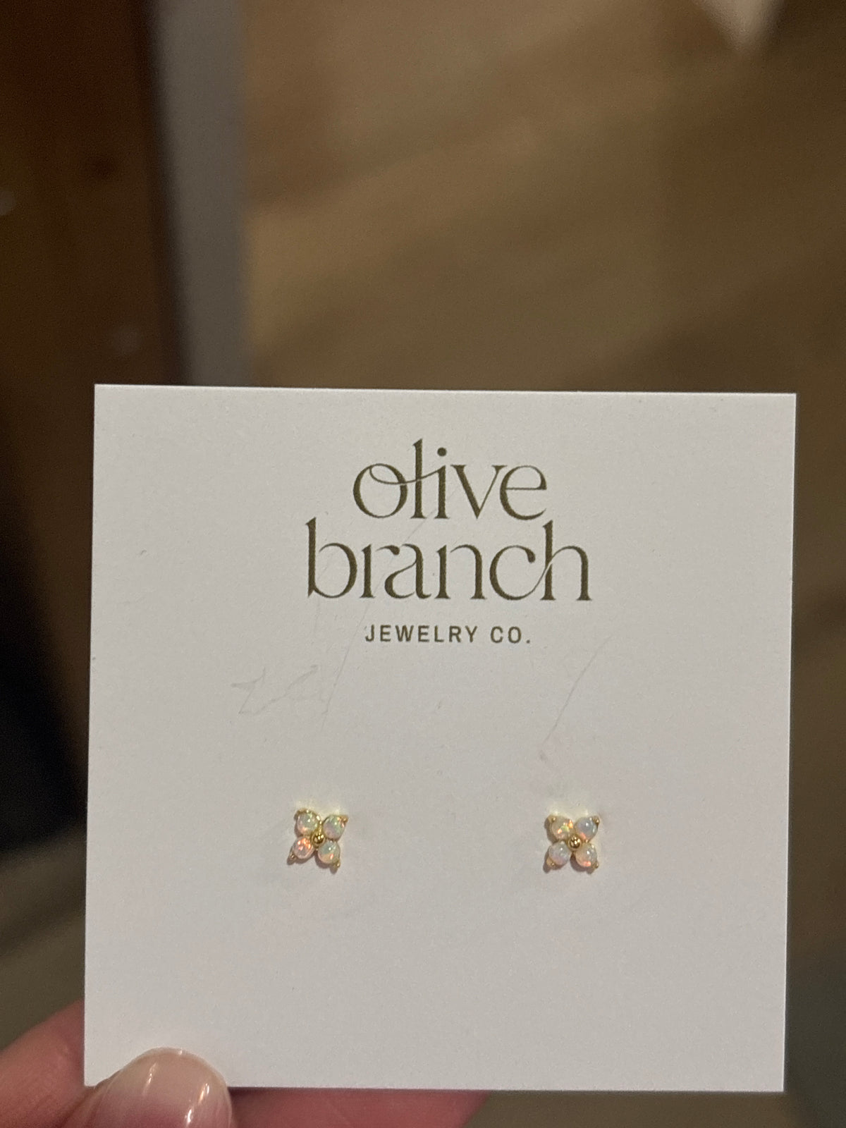 Eden Opal Stud Earrings