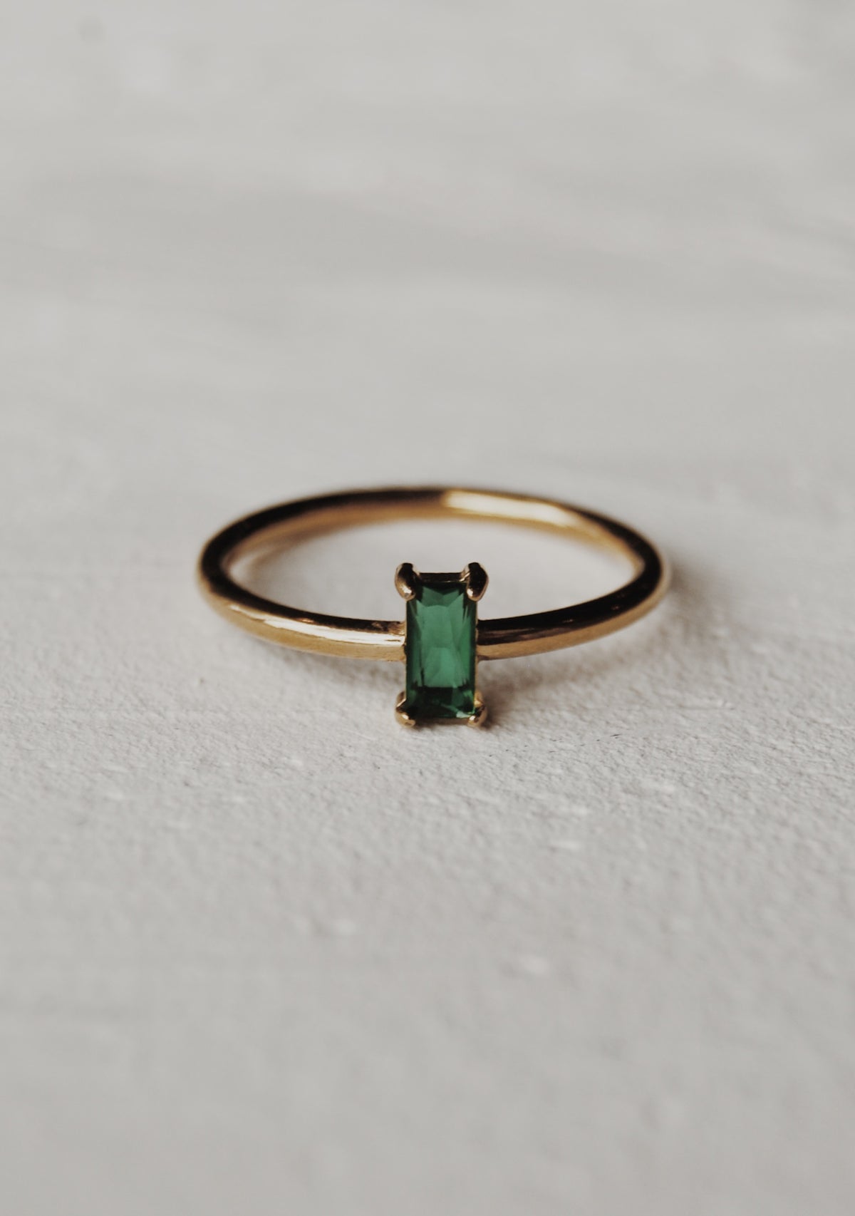 Azuriah Emerald Ring