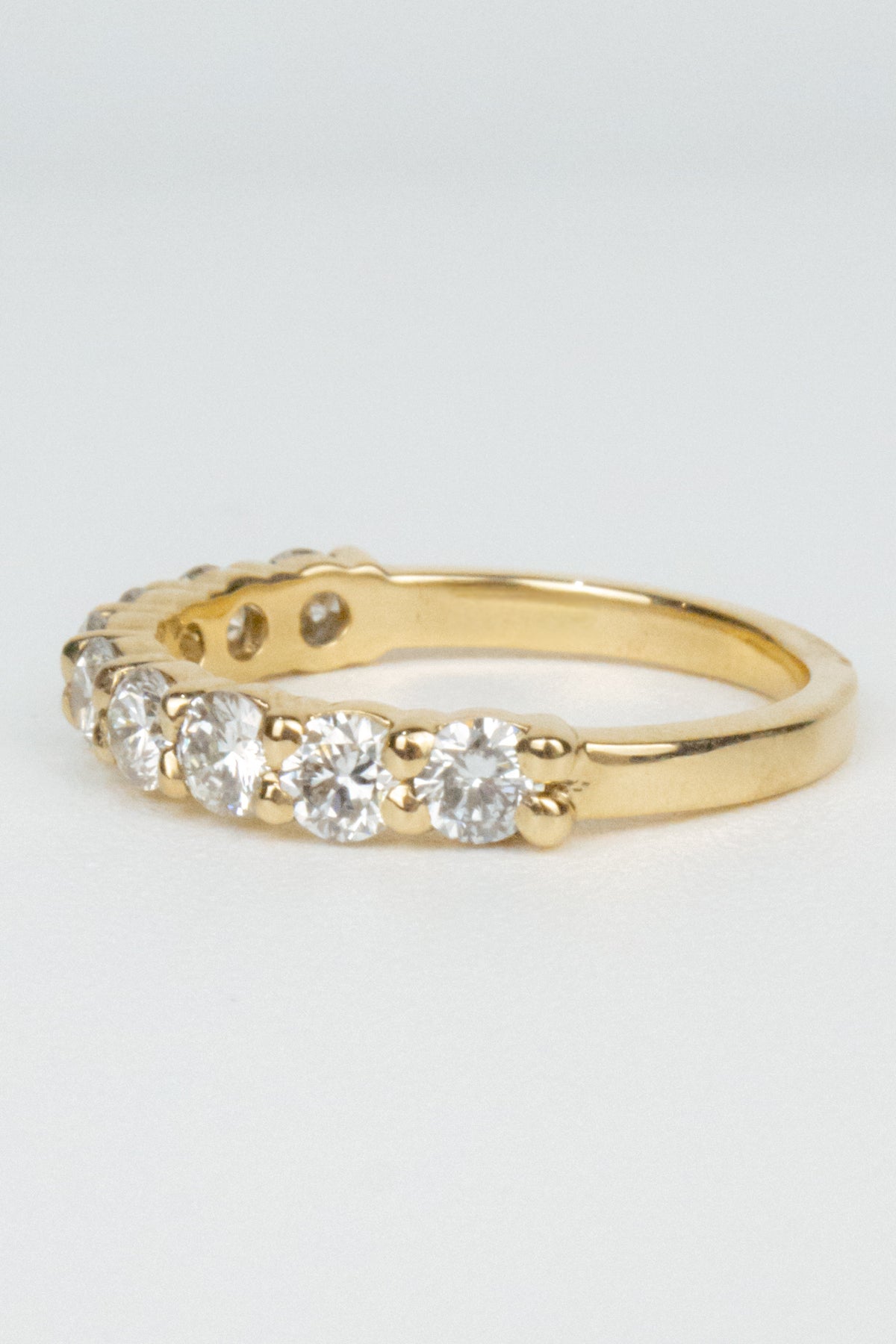 Quin Wedding Band- 3mm Stones