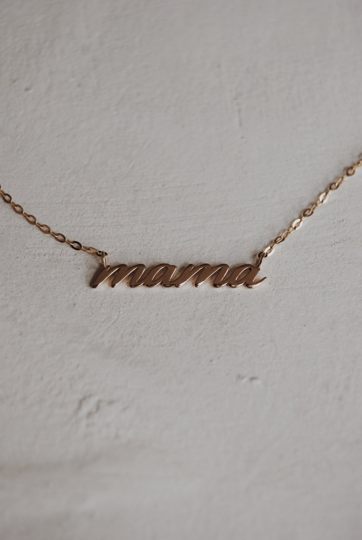 10k Gold Mama Necklace