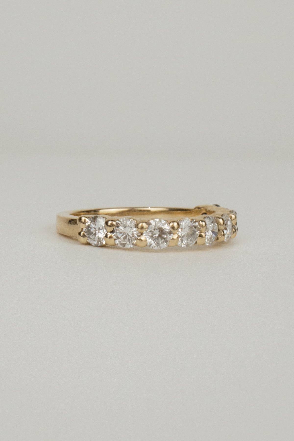 Quin Wedding Band- 3mm Stones