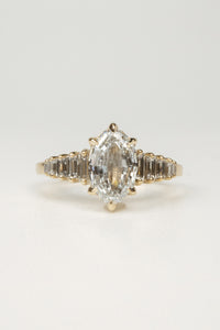 Monroe Engagement Ring- 1.5ct Step-Cut Oval