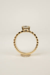 Elizabeth Engagement Ring- 2ct Emerald-Cut