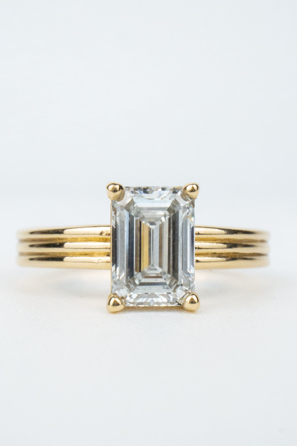 Scottie Engagement Ring- 1.5ct Emerald-Cut
