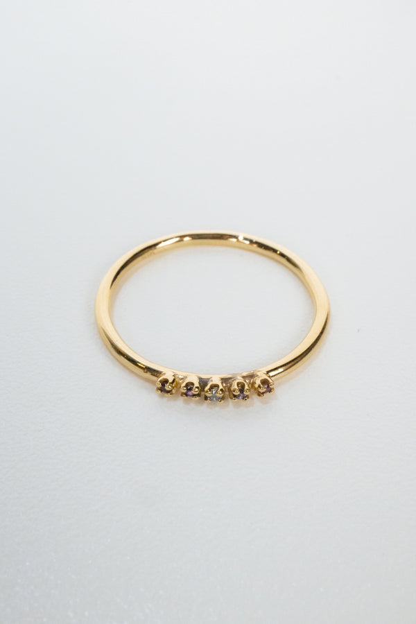 14K Hattie Pink Gradient Ring