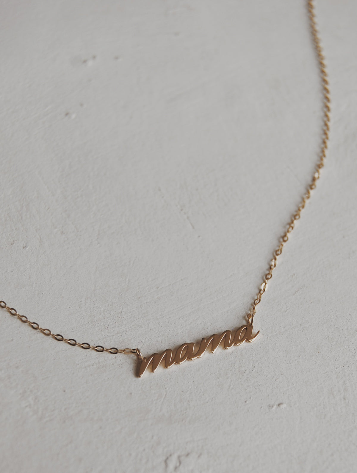 10k Gold Mama Necklace