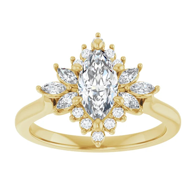 Collette Engagement Ring - Yellow Gold