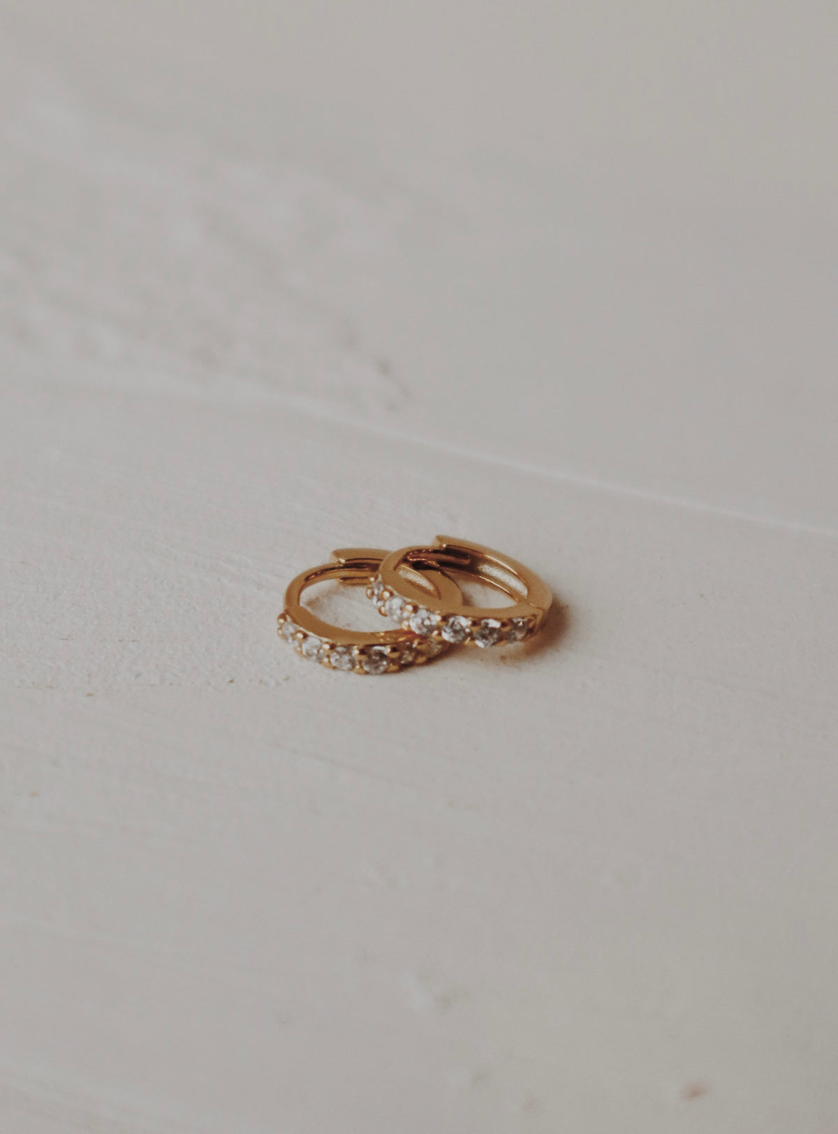 Odellia Huggie Hoop Earrings