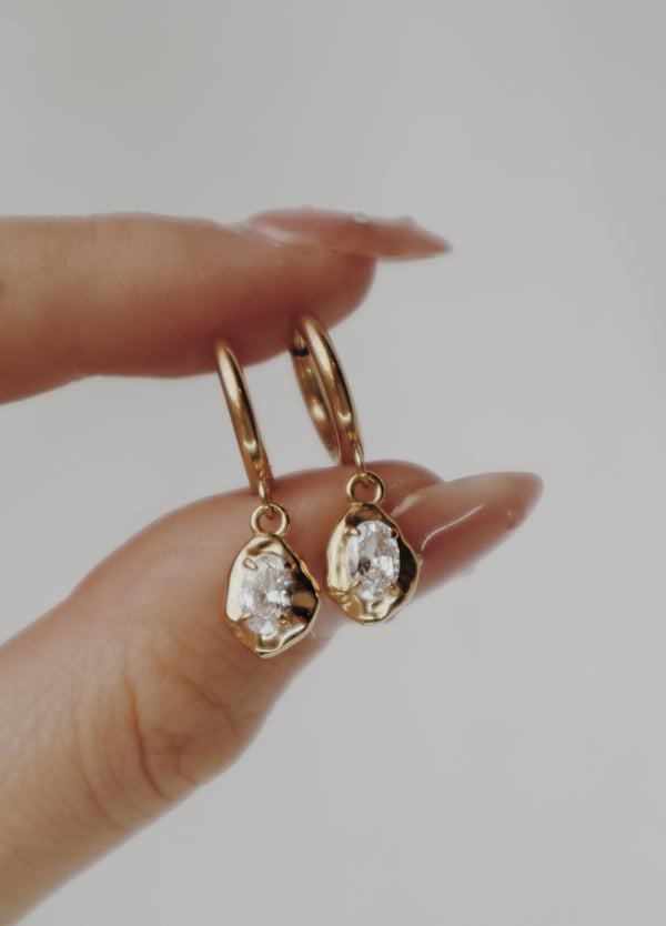 Bardah Huggie Hoop Earrings