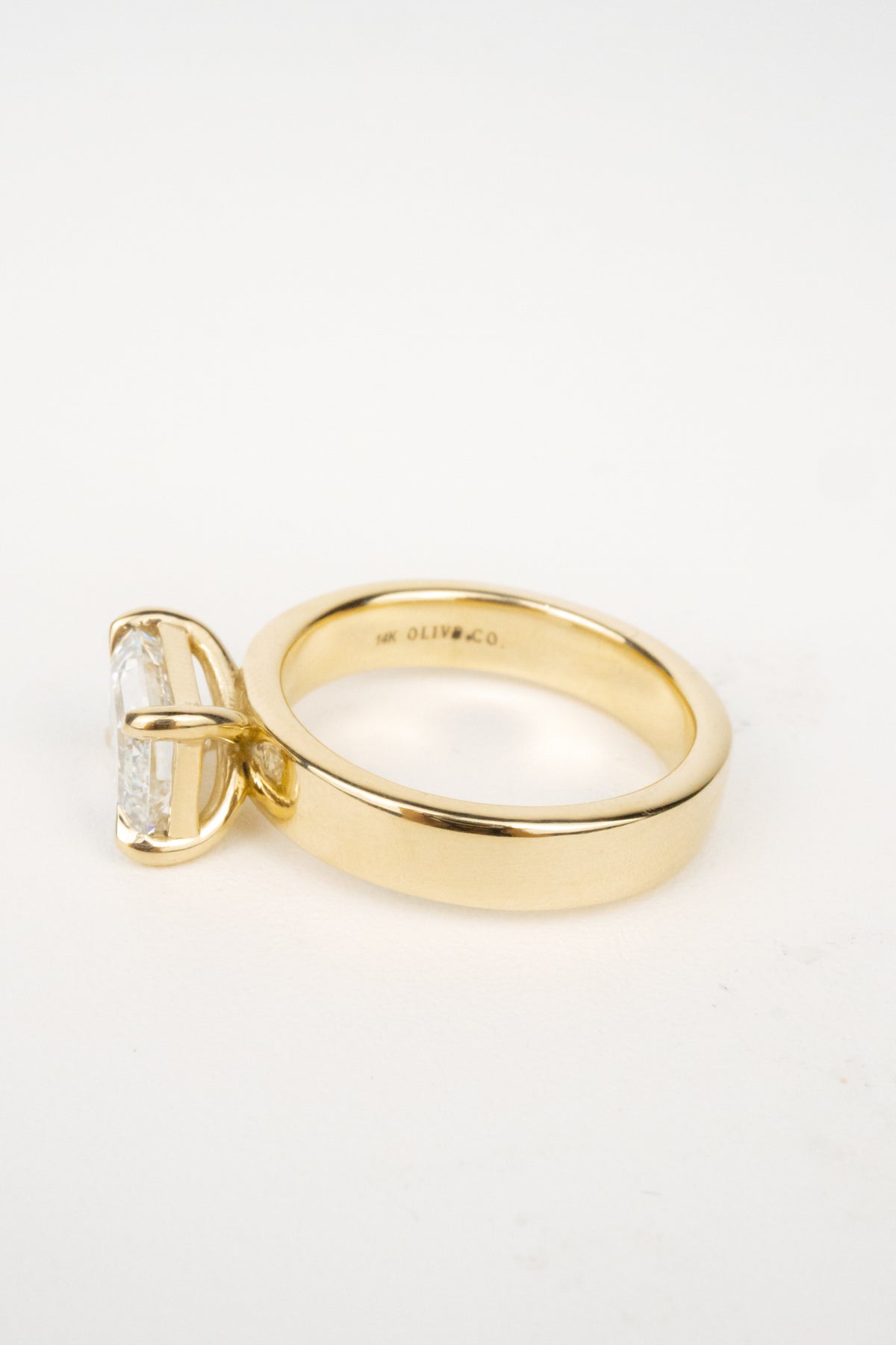 Charlotte Engagement Ring- 2ct Emerald-Cut