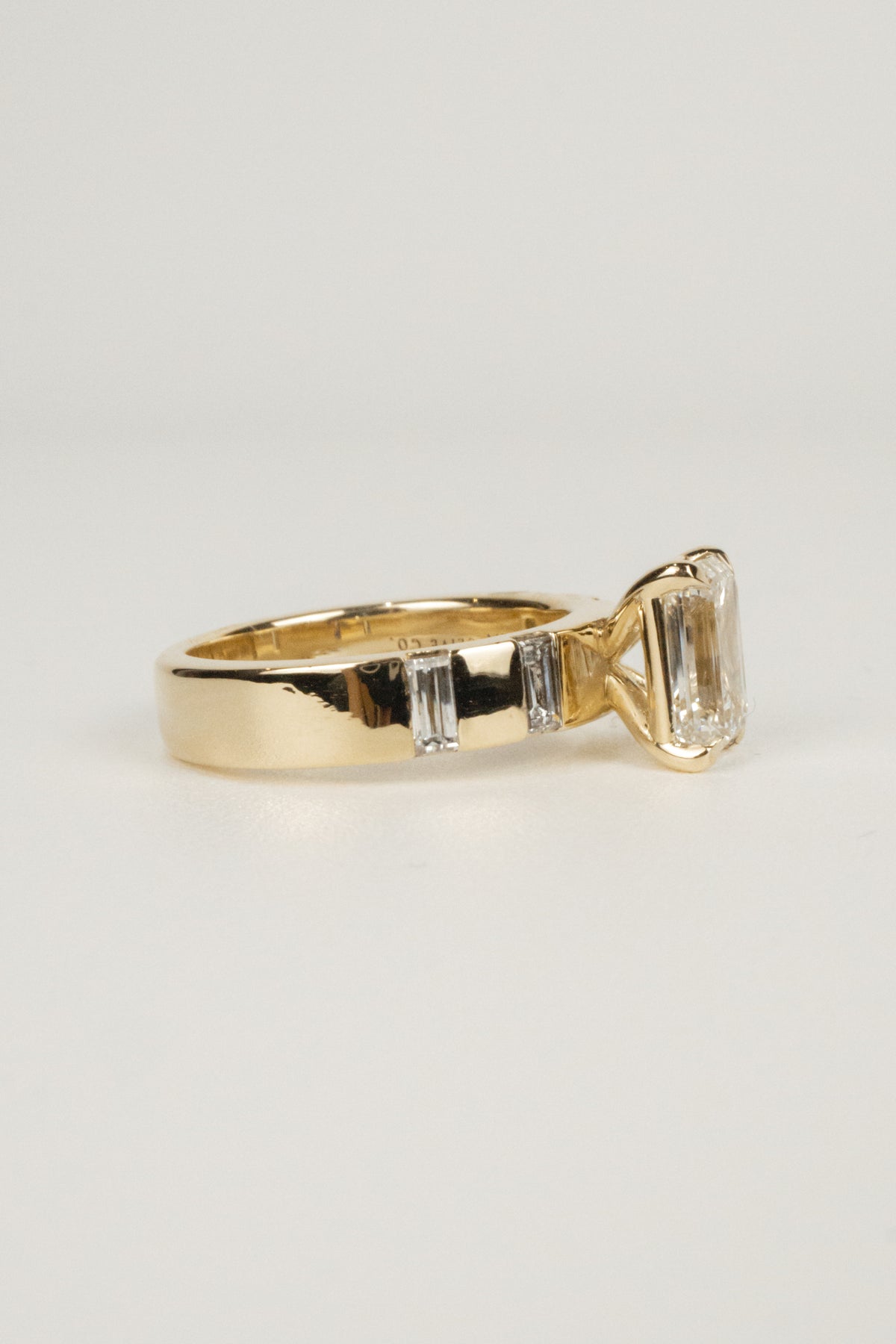 Briar Engagement Ring- 2ct Emerald Cut