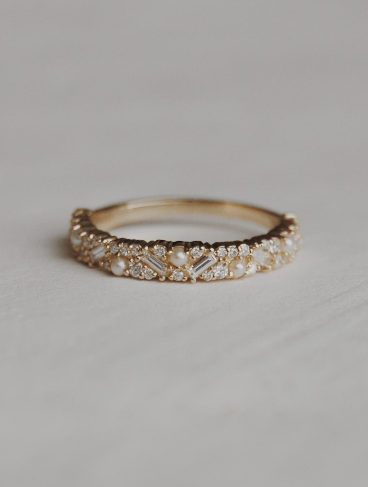 Rowan Pearl & Diamond Confetti Ring