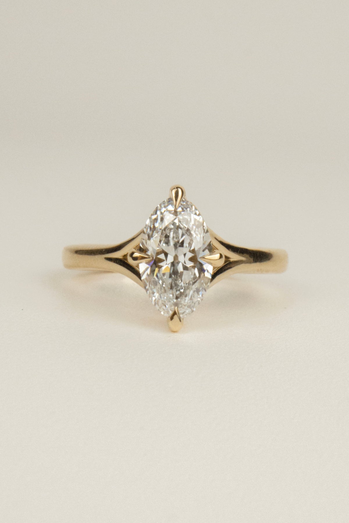 Elliot Engagement Ring- 1.5ct Antique Cut Moval