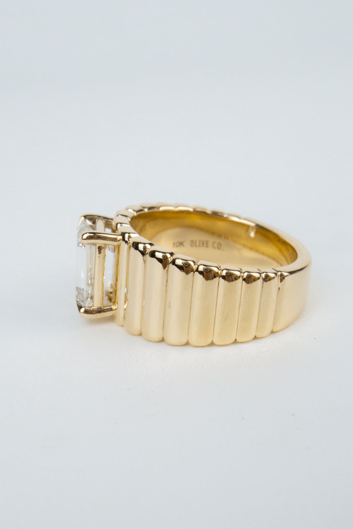 Elizabeth Engagement Ring- 2ct Emerald-Cut