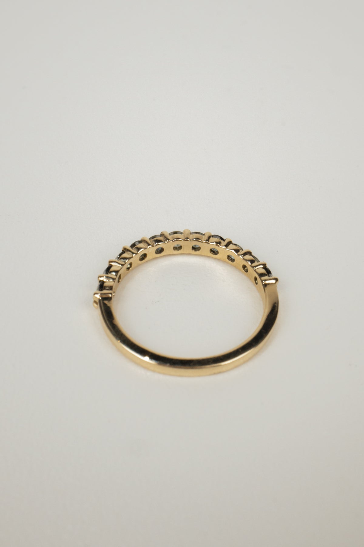 Margot Wedding Band- Natural Parti-Sapphires