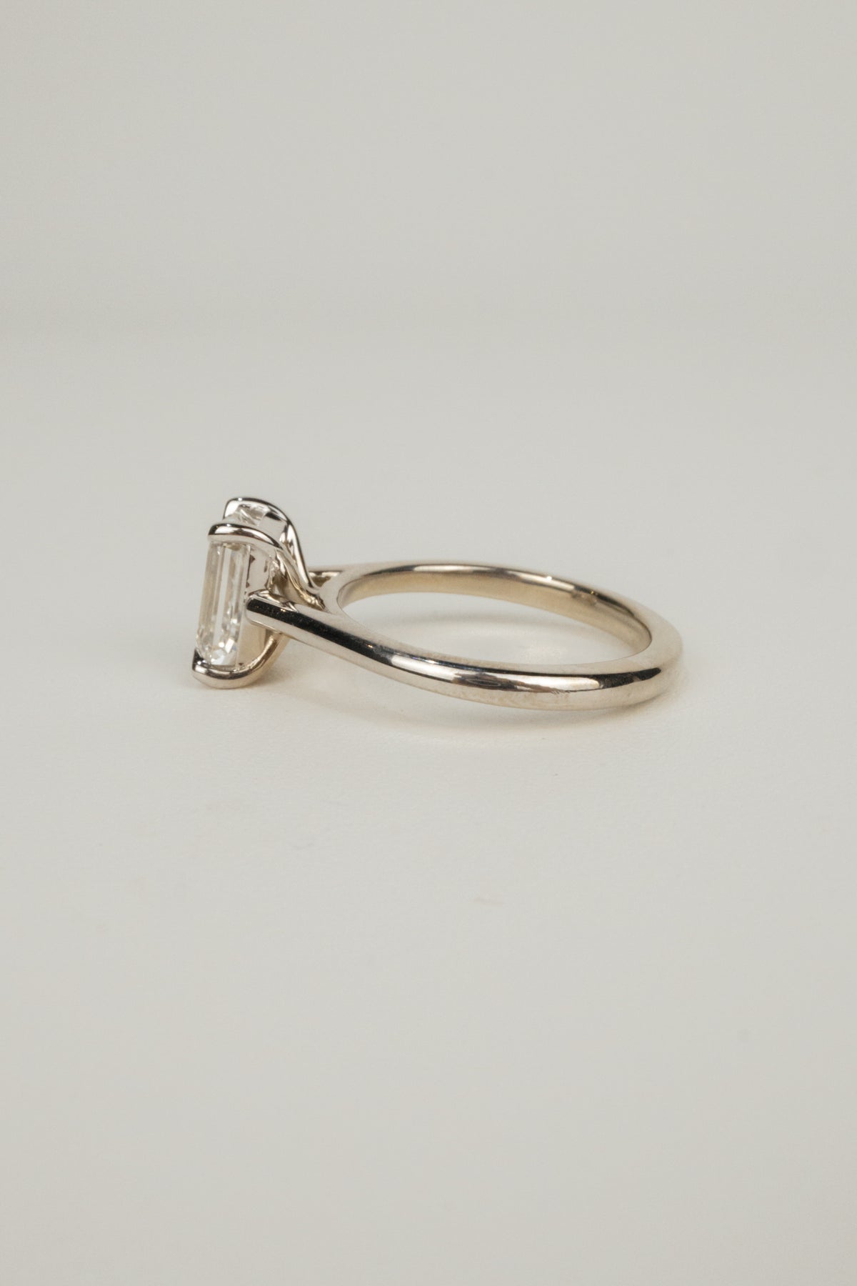Piper Engagement Ring- 2ct Emerald-Cut